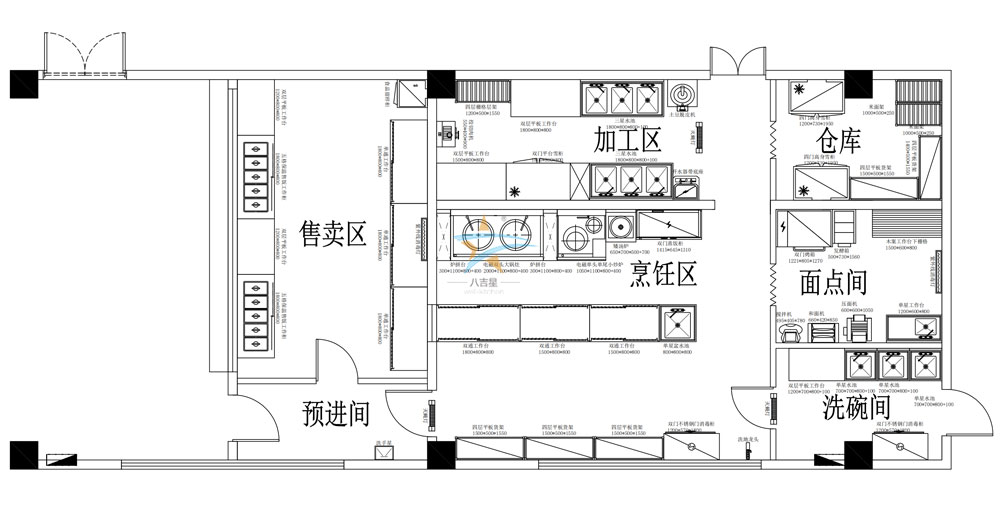 見炬科技員工食堂廚房工程設(shè)計(jì)圖 見炬科技員工食堂廚房工程設(shè)計(jì)圖